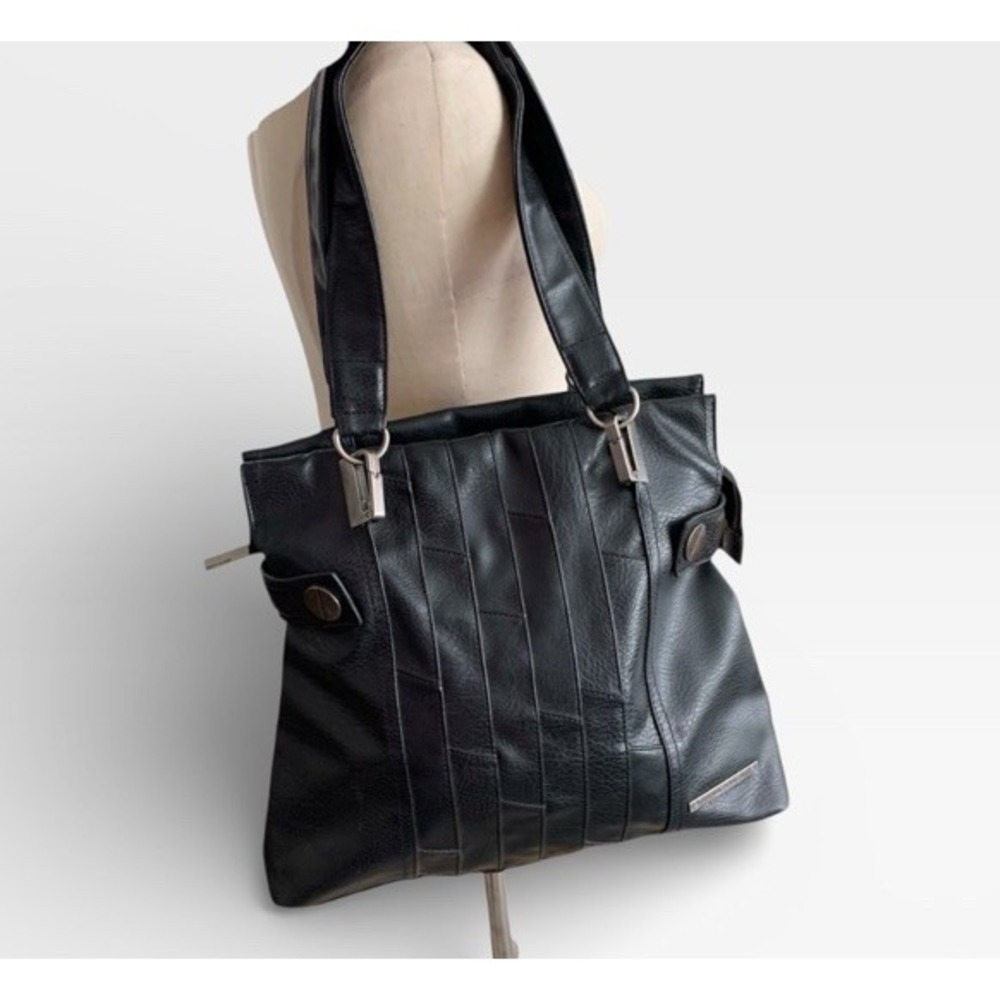 Matt & Nat Vegan Leather Black Tote Bag